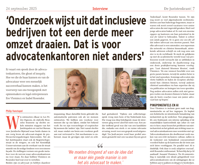 Interview: Stronger law firms through diversity