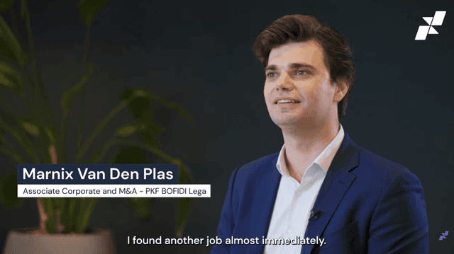 How Marnix Van Den Plas landed a job at PKF Bofidi Legal in just weeks through JustLawyers